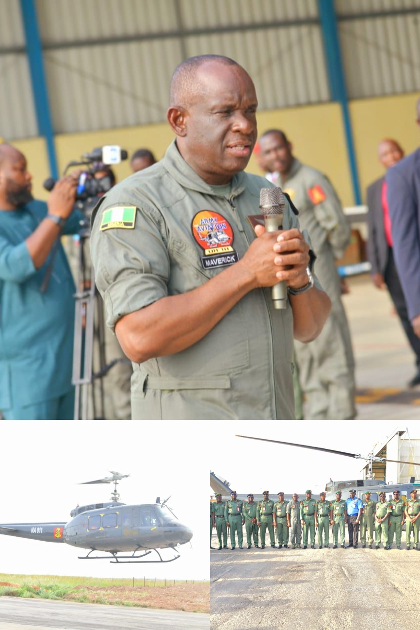 TY BURATAI HUMANITY CARE FOUNDATION CONGRATULATES COAS AS NIGERIAN ARMY NEW HELICOPTERS ARE&nbsp;INDUCTED