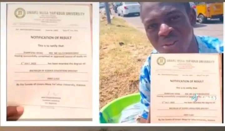 Gov Radda Offers Direct Employment to First Class Graduate Selling Pure Water, Reaffirms Commitment to Academic Excellence